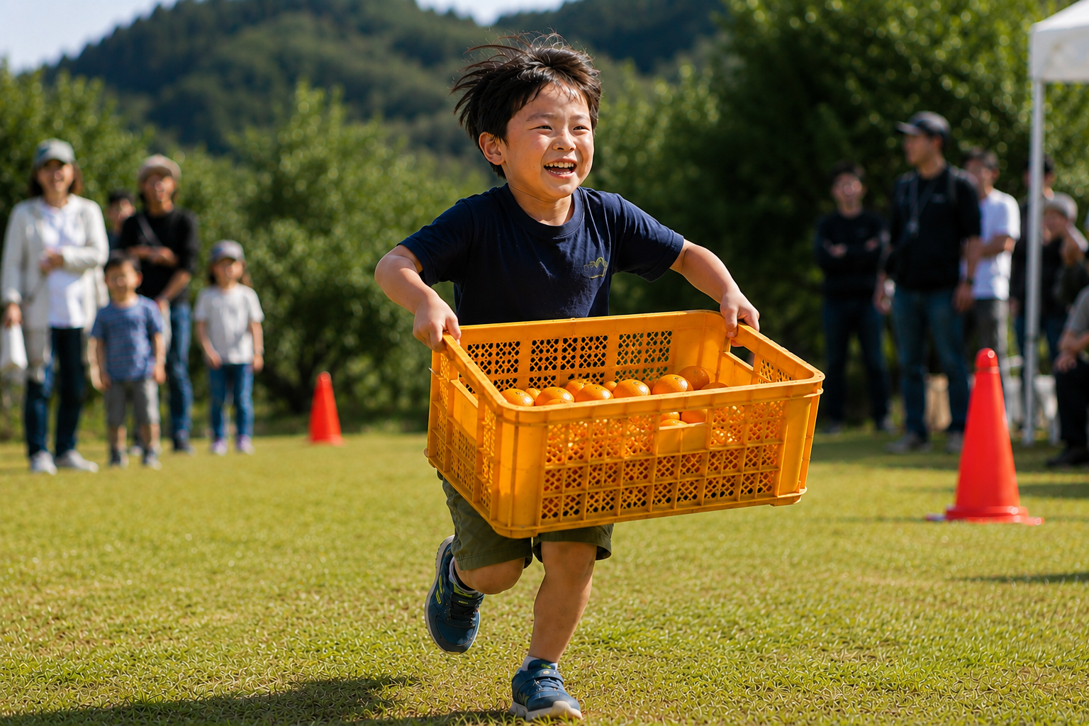 みかん箱運び選手権